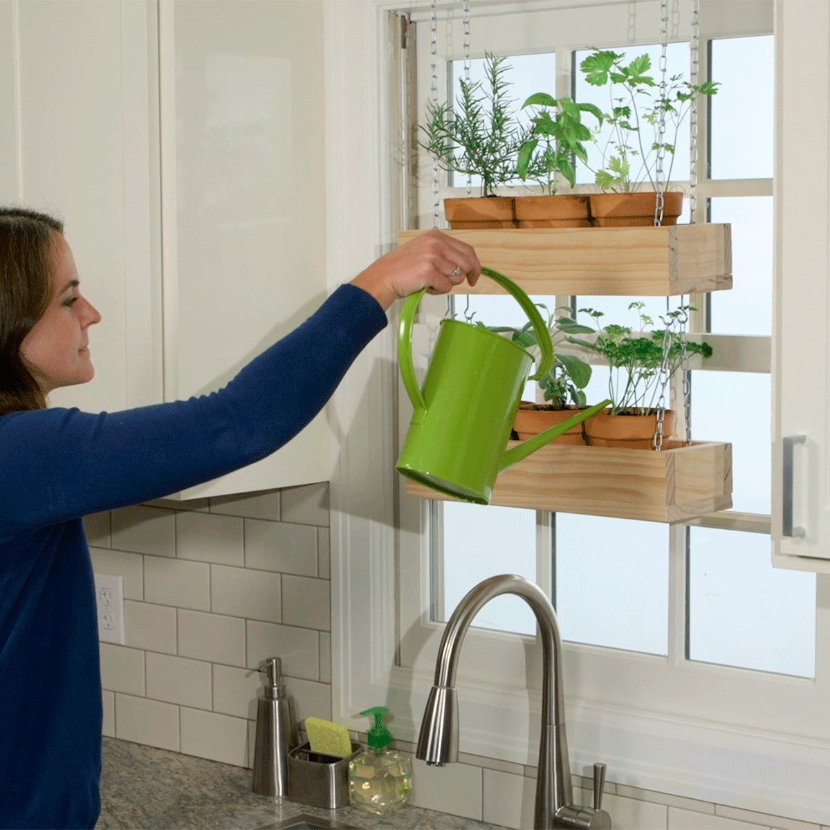 How to Create a DIY Hanging Herb Garden