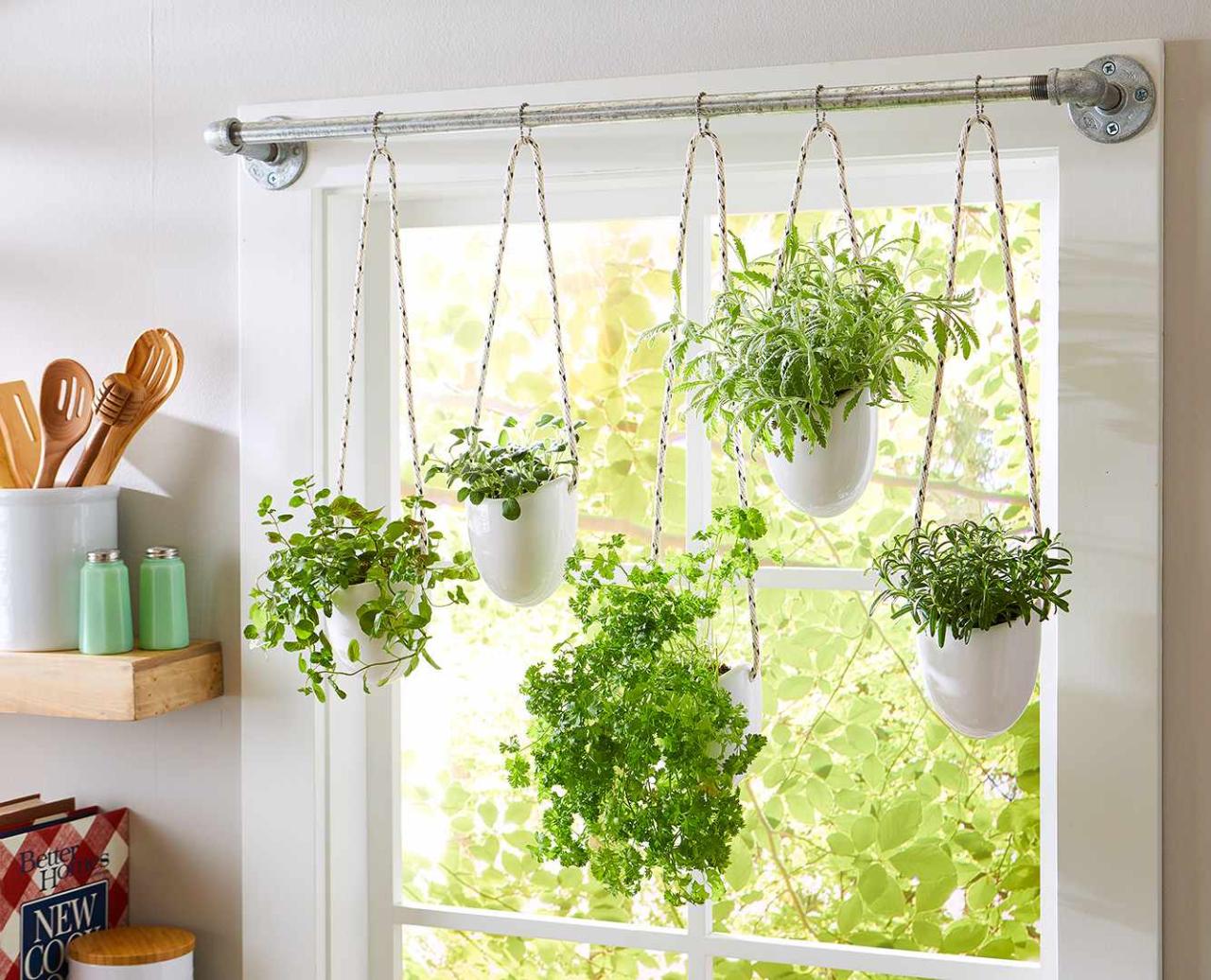 How to Create a DIY Hanging Herb Garden